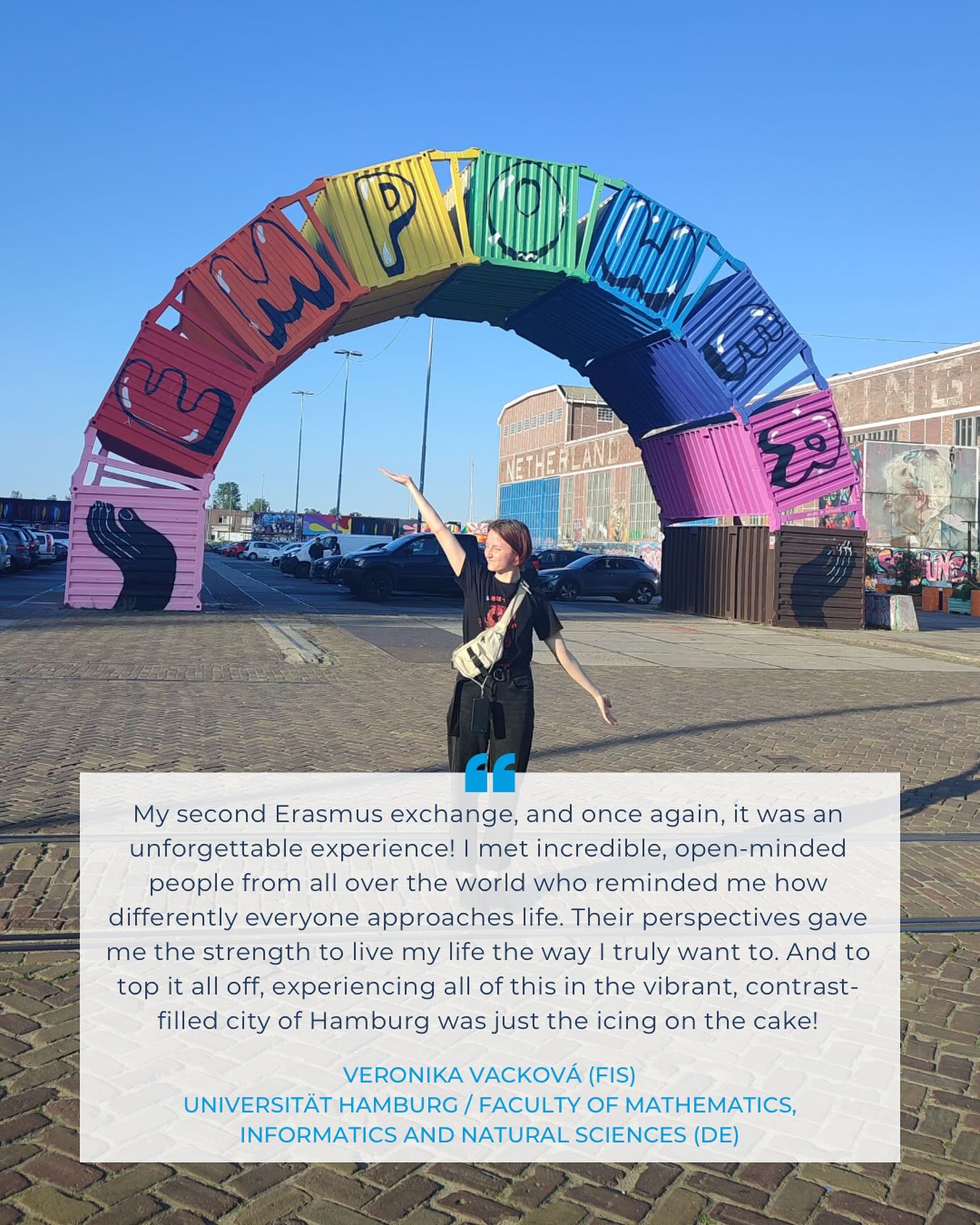 There are journeys that open your eyes to new cultures – and to new ways of living your own life 🌏💫 Thank you @weronika.wiera for sharing your second Erasmus adventure in Hamburg – a city of vibrant contrasts, inspiring encounters, and unforgettable moments 🗺️🤝✨
#studyabroad #erasmusgermany #exchange #exchangestudent #germany