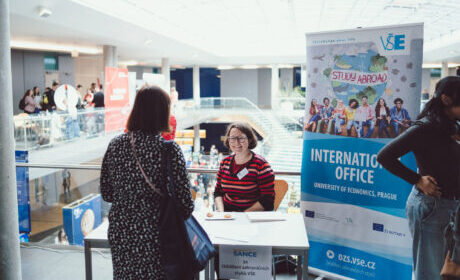 VSE International Office at Job Fair ŠANCE on 1.4.2025