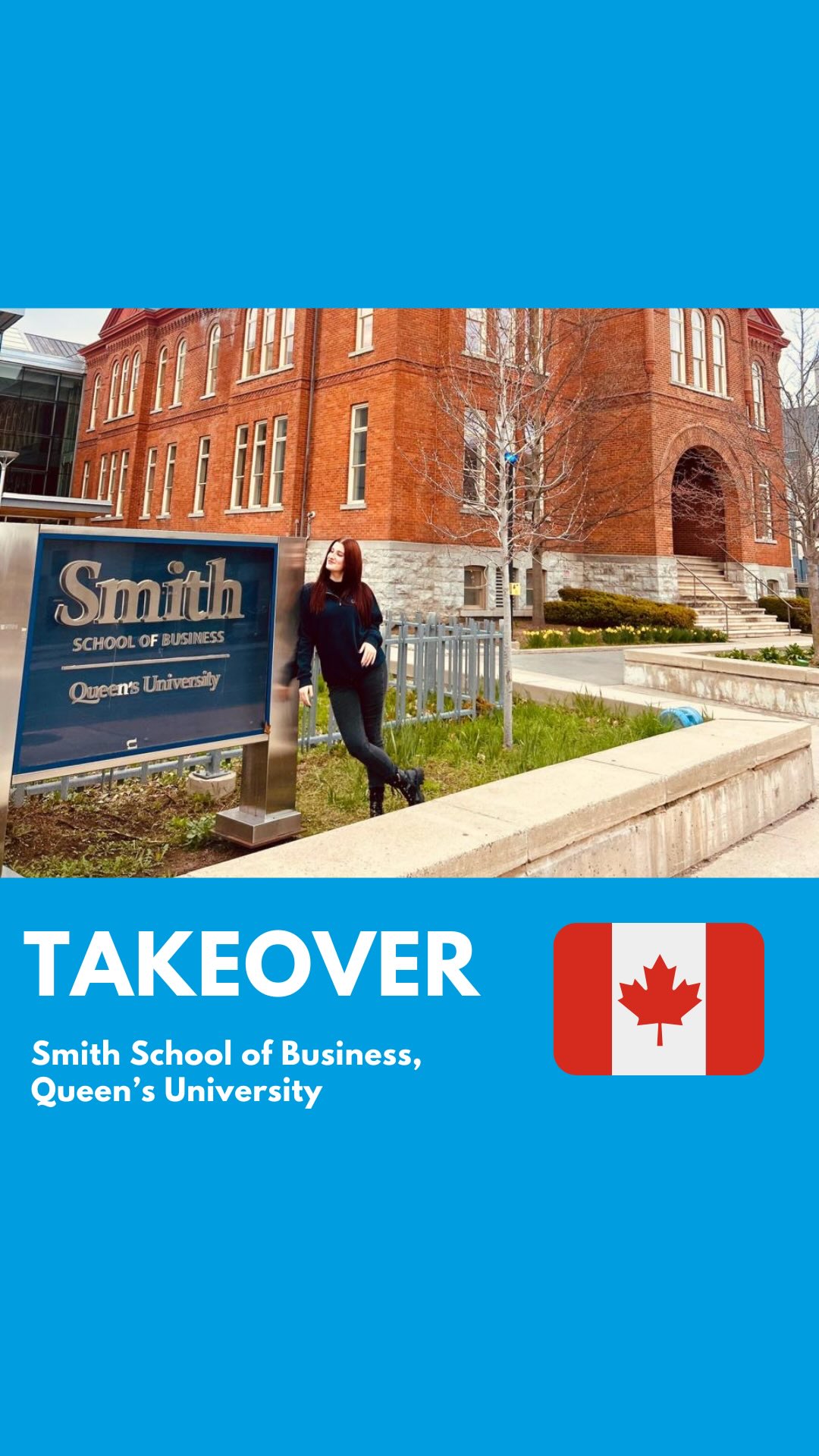 Spring 2026 takeover by @michaelakolaru ✨
 Take a look at her journey through student life at Smith School of Business, Queen’s University. 🇨🇦

#takeover #queensuniversity #smithschoolofbusiness #studyincanada