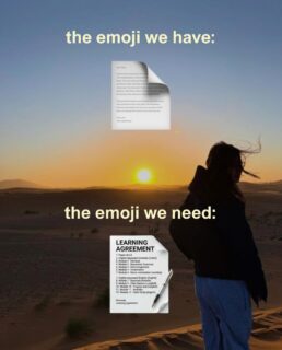 emojis we have vs. emojis we need 👀

who do we need to talk to to make these happen?😝

#trend #emojis #studyabroad #erasmus #exchange