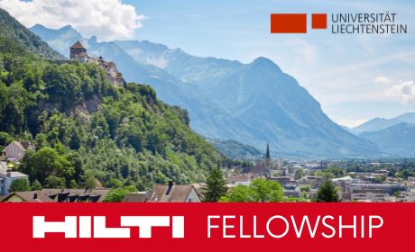 Nabídka účasti na mezinárodním projektu Hilti Fellowship Programme v Lichtenštejnsku