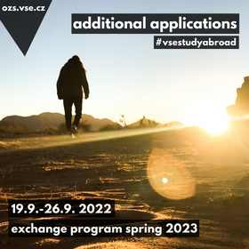 Mimořádné kolo přihlašování na semestrální výměnné pobyty v zahraničí v LS 2023