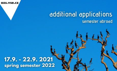 Zveřejnění výsledků mimořádného přihlašování na semestrální výměnné pobyty v zahraničí v LS 2022