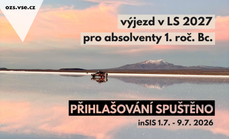 Studujte v zahraničí už ve 2. ročníku! Přihlašování na výměnné pobyty právě startuje!