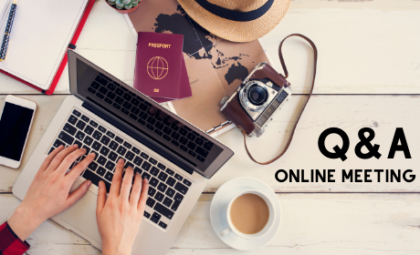 Online konzultační hodiny během podávání přihlášek na výměnné pobyty v zahraničí